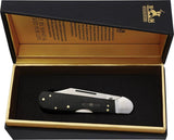 Rough Rider Bearhead Copperhead Pakkawood Folding Knife 4.25in 440A Satin Blade Gift Box For Collectors by Rough Rider