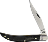 Rough Rider Bearhead Toothpick Knife 3In Closed Premium Satin 440A Clip Blade Black Pakkawood For EDC Enthusiasts by Rough Rider