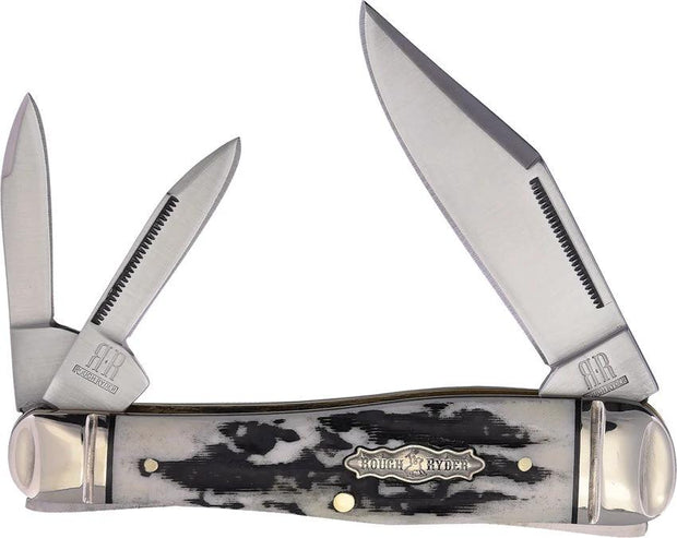 Rough Rider Whittler Black Stag Bone RR2574 KB314H by Rough Rider