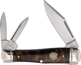 Rough Rider Whittler Knife Imitation Tortoise Handle 3.5 Inch Closed Twin Pen Blades For Outdoor Enthusiasts by Rough Rider