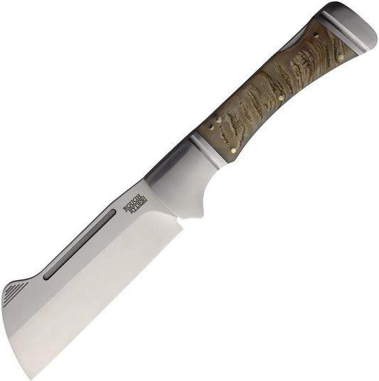 Rough Rider Big Horn Lockback Knife 4in Satin Blade Rams Horn Handle EDC Outdoorsmen by Rough Rider