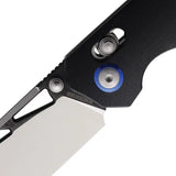 Rough Rider Slide Lock D2 Black G10 Folding Knife - Everyday Carry Ready with Thumb Stud and Lanyard Clip by Rough Rider