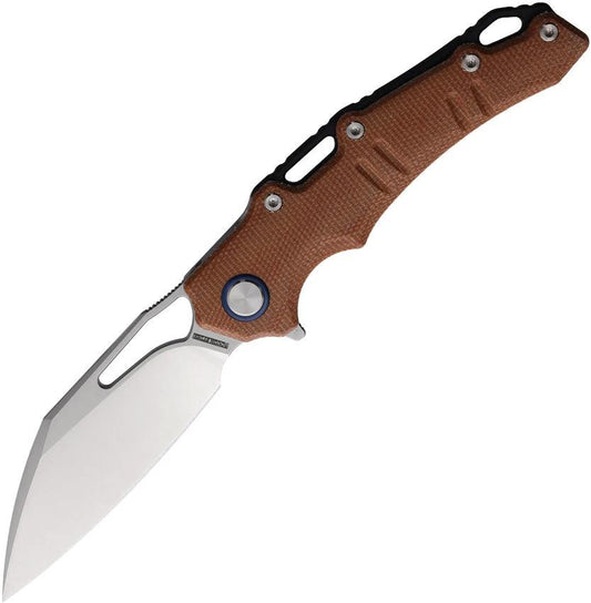 Rough Rider Linerlock Brown Micarta RR2611 BF018247 by Rough Rider