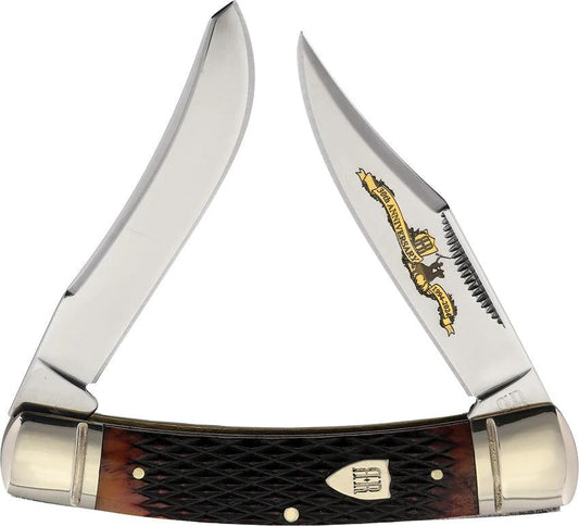 Rough Rider 30th Anniversary Pocket Knife 3.5 Inch Mirror Finish Stainless Bone Handle Gift Tin Collectors Edition by Rough Rider