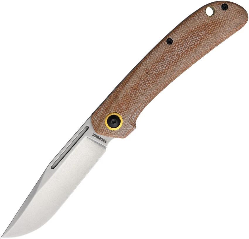 Rough Rider Slip Joint Brown Micarta BZ011778 / RR2640 by Rough Rider