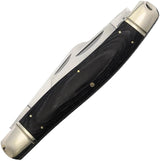 Rough Rider 30th Anniversary Stockman Knife 8 Inch Closed Satin Stainless Sheepsfoot Spey Blades Pakkawood for Collectors by Rough Rider