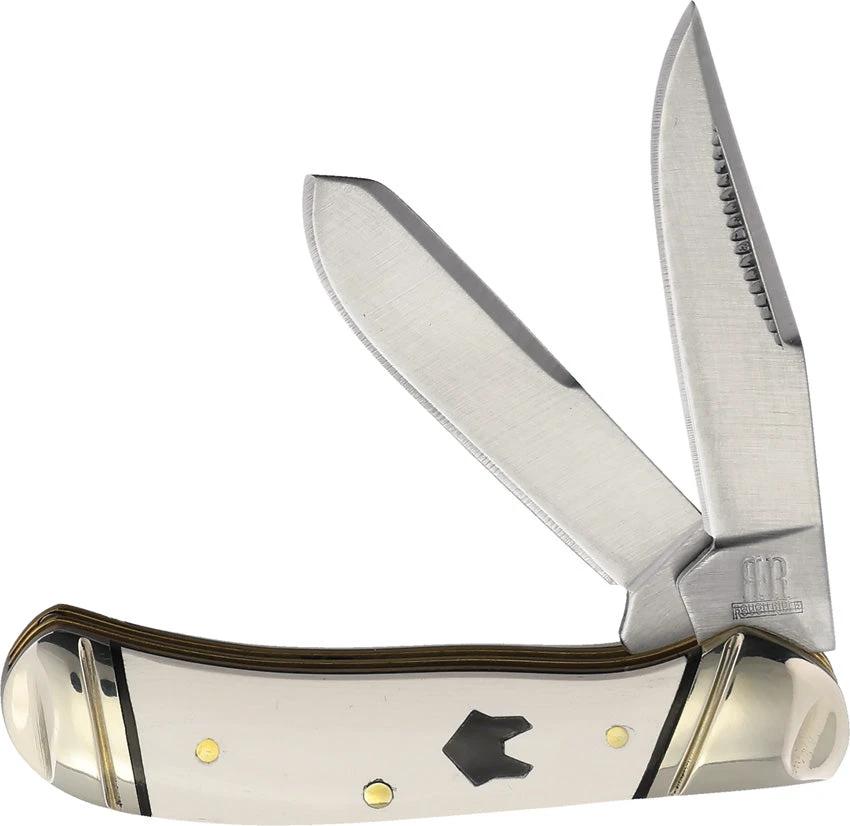 Rough Rider Tiny Trapper White Micarta RR2657 / KB250 by Rough Rider