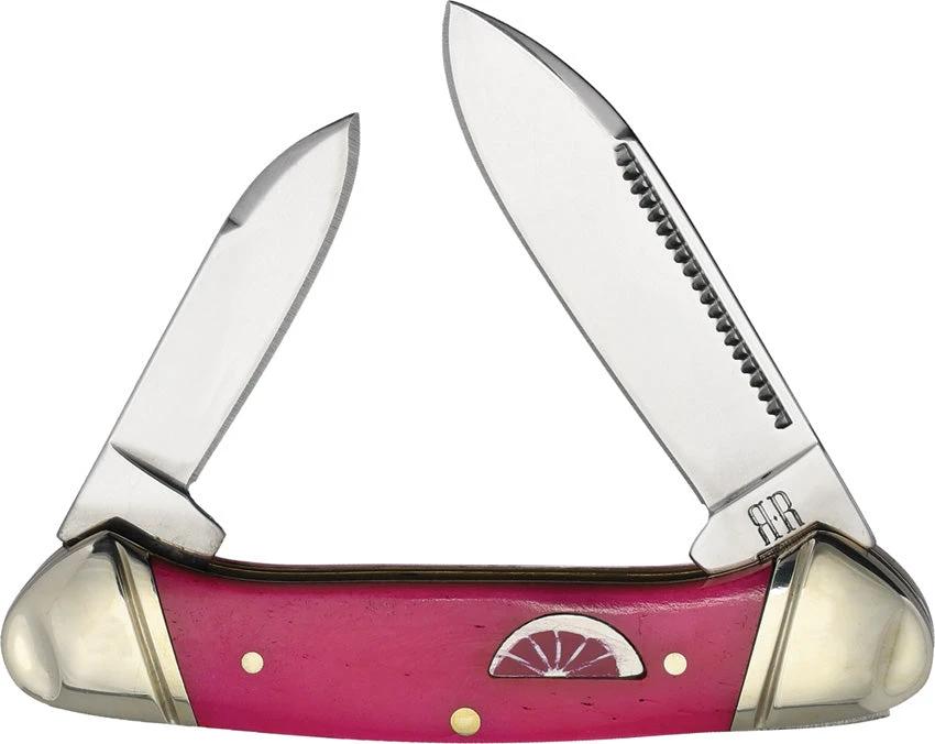Rough Rider Mini Canoe Pink Smooth Bone RR2662 KB204 by Rough Rider