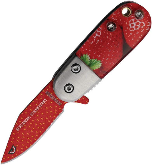 Rough Rider Linerlock A/O Strawberry RR2683 by Rough Rider