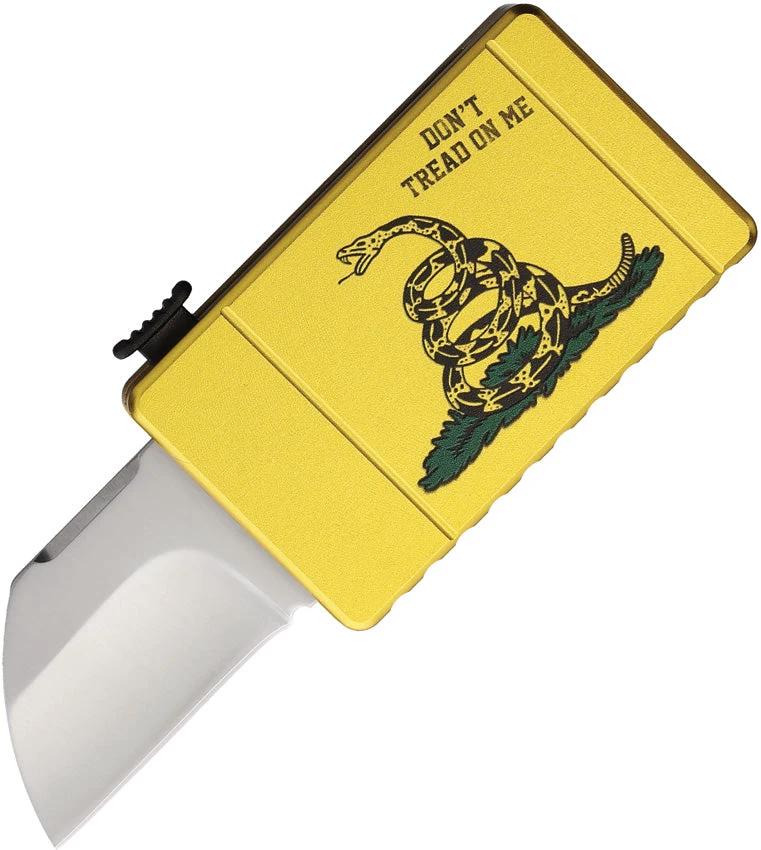 Rough Rider Dont Tread On Me Knife Gold RR 26964 by Rough Rider