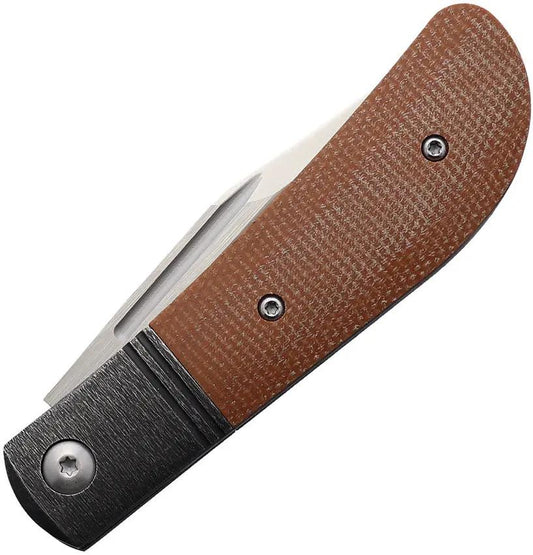 Rough Rider Slip Joint Knife Bronze Canvas Micarta Handle Satin Blade For Everyday Carry Outdoor Enthusiasts by Rough Rider