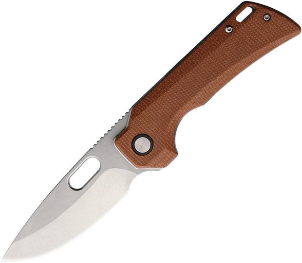 Rough Rider Linerlock Brown Micarta RR2706 KK2814-40 by Rough Rider