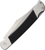 Rough Rider Lockback Knife Rugged With Black G10 Handle - 4 Inch Satin Blade For EDC Enthusiasts by Rough Rider