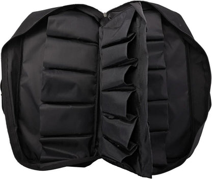 Rough Rider Durable Nylon Knife Pack RR2710 Gear Organizer With 22 Slots Zippered Top And Top Handles For Campers by Rough Rider