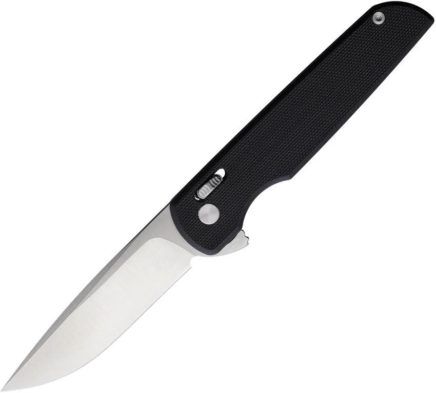 Rough Rider Slide Lock Knife RR2720 Black G10 3in D2 Satin Blade for EDC Enthusiasts by Rough Rider