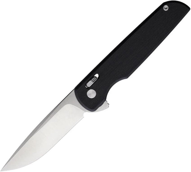 Rough Rider Slide Lock Knife RR2720 Black G10 3in D2 Satin Blade for EDC Enthusiasts by Rough Rider