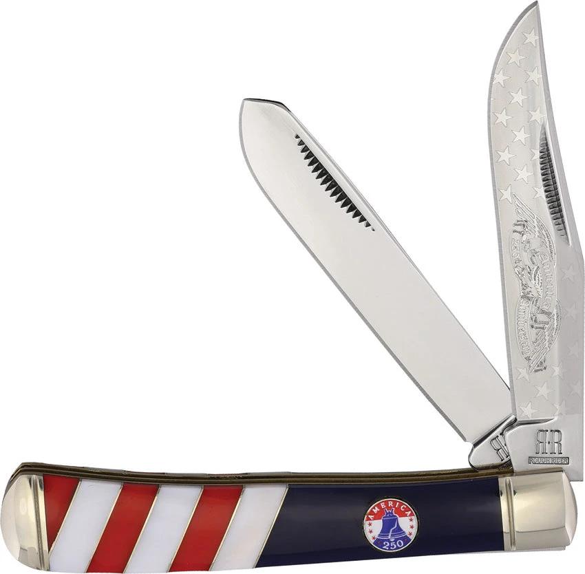 Rough Rider 250th Anniversary Trapper Knife KB201 Limited Edition For Collectors And Knife Enthusiasts by Rough Rider
