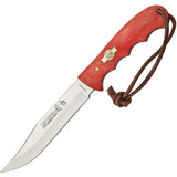 Red Ryder Anniversary Hunter RR2A - Mirror Polished Clip Point Blade With Full Tang Red Bone Handles by Red Ryder