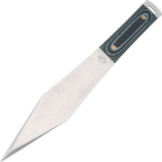 Rough Rider Throwing Knife RR489 Micarta 12 Inch Full Tang Lanyard Hole Tactical Outdoor Survival by Rough Rider