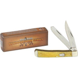 Premium Rough Rider Trapper Knife Tobacco Bone Handle With Stainless Clip And Spey Blades For Collectors And Outdoorsmen by Rough Rider