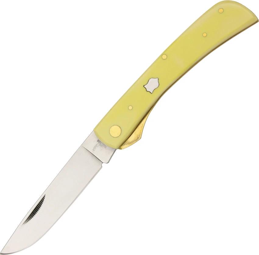 Rough Rider Work Knife Yellow Synthetic KD04 by Rough Rider