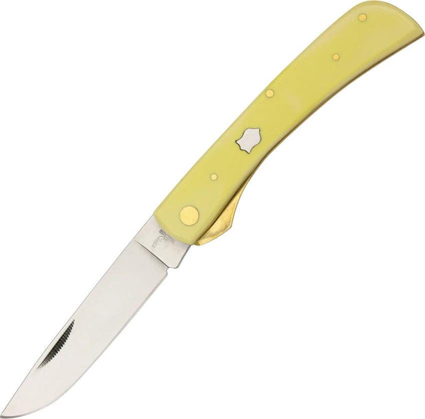 Rough Rider Work Knife Yellow Synthetic KD04 by Rough Rider