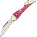 Rough Rider Small Leg Knife Pink Lemonade KB114 by Rough Rider