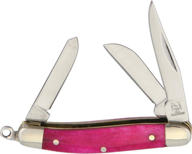Rough Rider Tiny Stockman Pink Bone KB336-2" PINK by Rough Rider