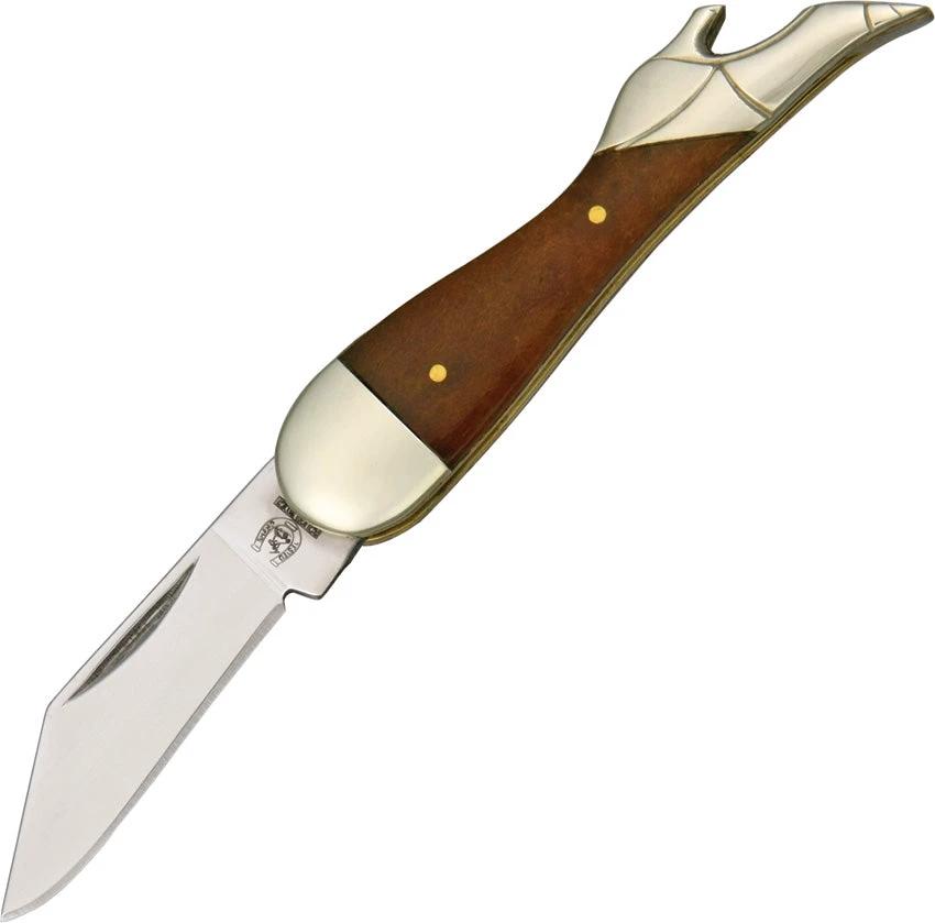 Rough Rider Mini Leg Knife Tobacco KB122 TOBACCO by Rough Rider