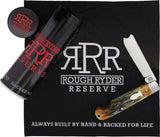 Rough Ryder Reserve One Arm Razor - D2 Steel Blade With Stag Bone Handle and Stainless Bolsters by Rough Ryder Reserve