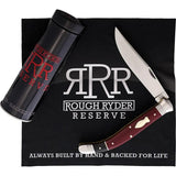 Rough Ryder Reserve Sabacc Folder - D2 Micarta Clip Point Blade 5.25 Inch Closed by Rough Ryder Reserve
