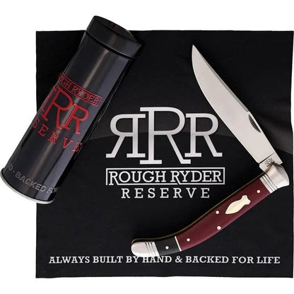 Rough Ryder Reserve Sabacc Folder - D2 Micarta Clip Point Blade 5.25 Inch Closed by Rough Ryder Reserve