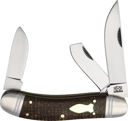 Rough Ryder Reserve Roundup D2 Brown Micarta RRR026 D2 by Rough Ryder Reserve