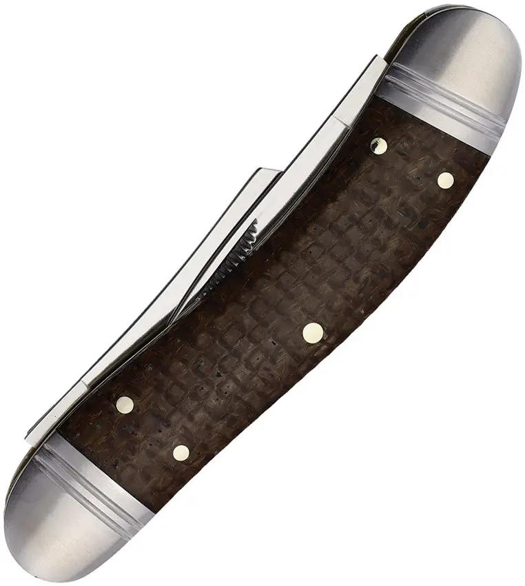 Rough Ryder Reserve Roundup D2 Brown Micarta - Satin Finish D2 Steel Skinner Coping Spey Blades by Rough Ryder Reserve