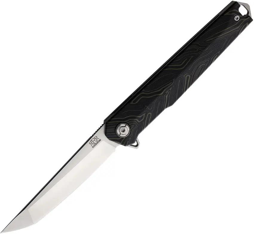 Rough Ryder Reserve Linerlock Tanto Black/Green RRR027 T2111C7-12 BLK/GRN by Rough Ryder Reserve