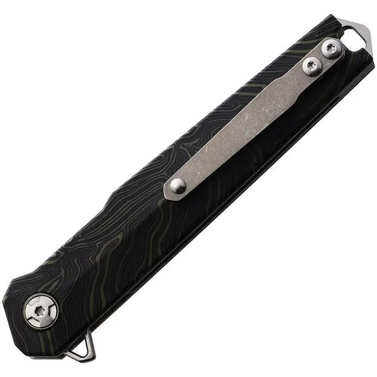 Rough Ryder Reserve Linerlock Tanto Black/Green RRR027 T2111C7-12 BLK/GRN by Rough Ryder Reserve