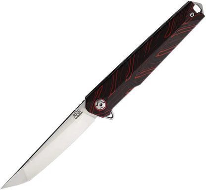 Rough Ryder Reserve Linerlock Tanto Black/Red RRR029 T2111C7-12 BLK/RED by Rough Ryder Reserve