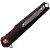 Rough Ryder Reserve Linerlock Tanto Black/Red RRR029 T2111C7-12 BLK/RED by Rough Ryder Reserve