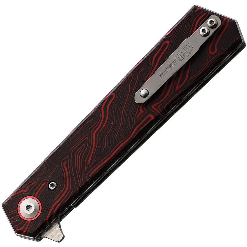 Rough Ryder Reserve Linerlock Black/Red RRR033 T2111C9-7 by Rough Ryder Reserve