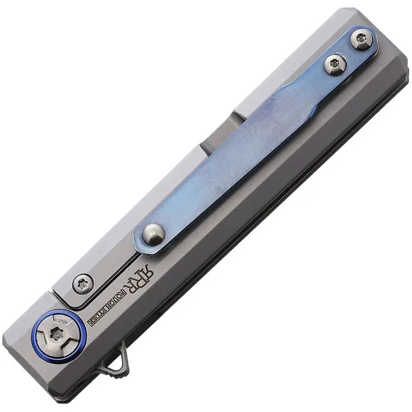 Rough Ryder Reserve Framelock Knife - Blue G10 Handle With Carbon Fiber Inlay D2 Blade by Rough Ryder Reserve