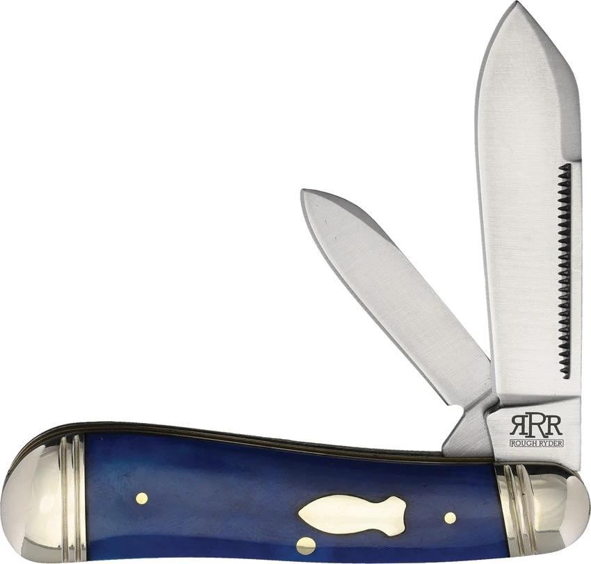 Rough Ryder Reserve Hogleg Peanut Blue Smooth KB02 by Rough Ryder Reserve
