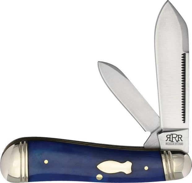 Rough Ryder Reserve Hogleg Peanut Blue Smooth KB02 by Rough Ryder Reserve