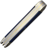 Rough Ryder Reserve Hogleg Peanut Blue Smooth Knife - 3.25 Inch Closed D2 Satin Blades, Blue Bone Handles by Rough Ryder Reserve