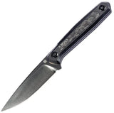 Real Steel Dex Apex Fixed Blade Knife M390 Full Tang With Rose Pattern Carbon Fiber Inlay For Outdoorsmen by Real Steel