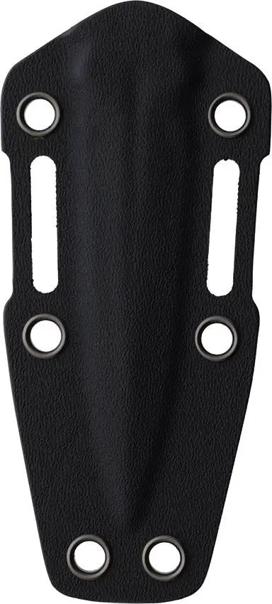 Real Steel Astral Dagger DLC 3505B - One Piece Elite Black Coated K110 Blade With Ring And Kydex Sheath For Collectors by Real Steel