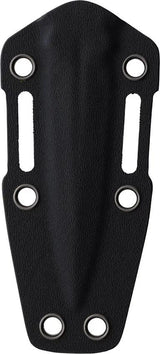 Real Steel Astral Dagger DLC 3505B - One Piece Elite Black Coated K110 Blade With Ring And Kydex Sheath For Collectors by Real Steel