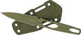 Real Steel Astral Dagger Green 3505G - One Piece Dagger With Integrated Finger Ring For EDC Enthusiasts by Real Steel