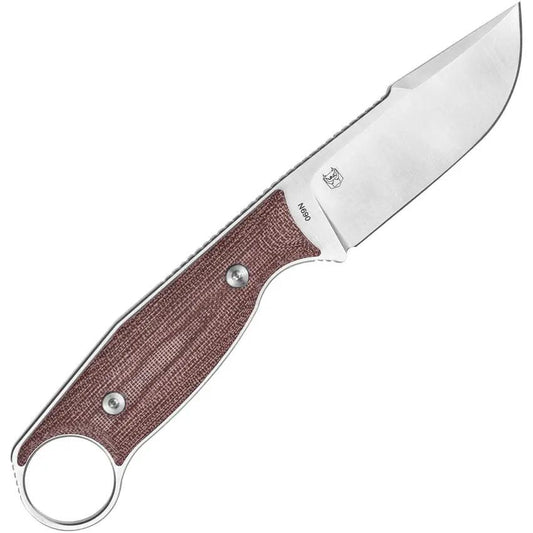 Real Steel Furrier Fixed Blade Skinner - Compact 3 Inch Satin N690 Blade for Field Dressing by Real Steel