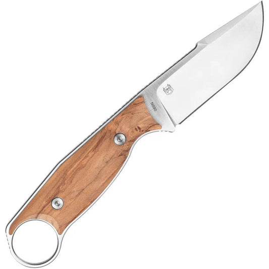Real Steel Furrier Skinner 3611W Durable Fixed Blade Knife For Hunters With Olive Wood Handle by Real Steel