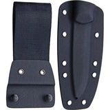 Real Steel Bushcraft III Fixed Blade Knife - Rugged 4 Inch D2 Satin Blade Full Tang G10 Handle Kydex Sheath by Real Steel